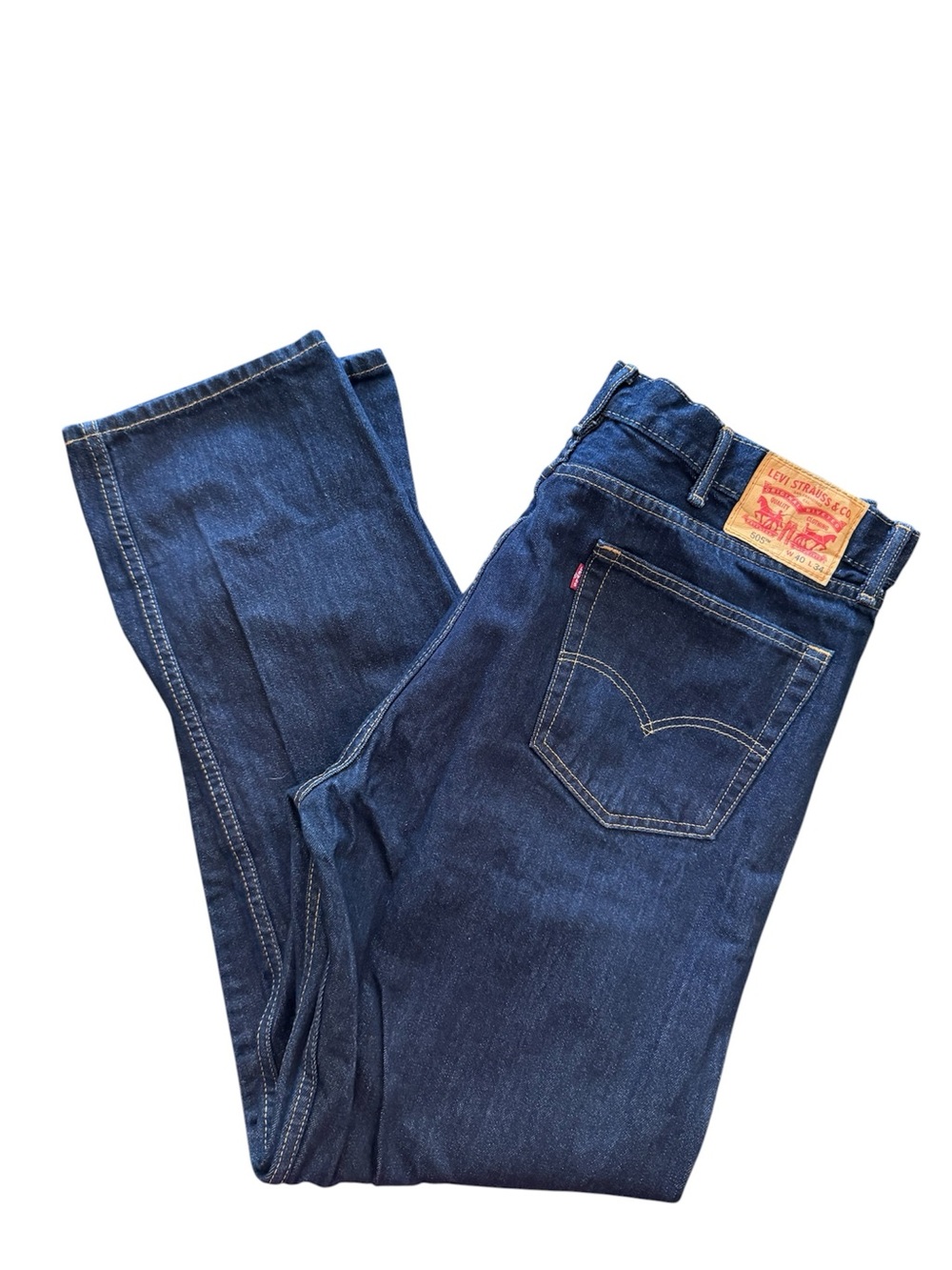 Levis Men’s 505 Jeans Dark Wash